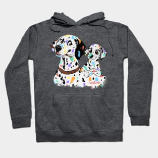 Painted Dalmatians Hoodie